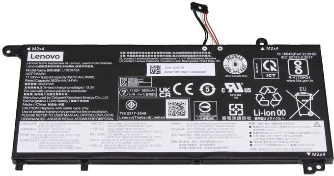 Lenovo 5B10Z21198 Batterij - 45Wh - 3 cellen