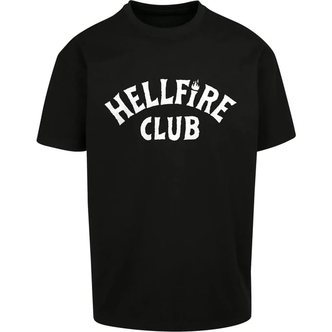 Oversized T-shirt Merchcode Stranger Things Hellfire Club Heavy