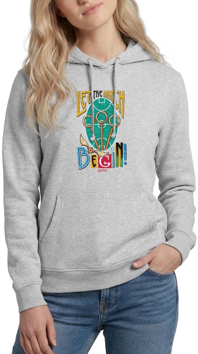 Harry Potter Let The Match Begin Quidditch Hoodie Dames