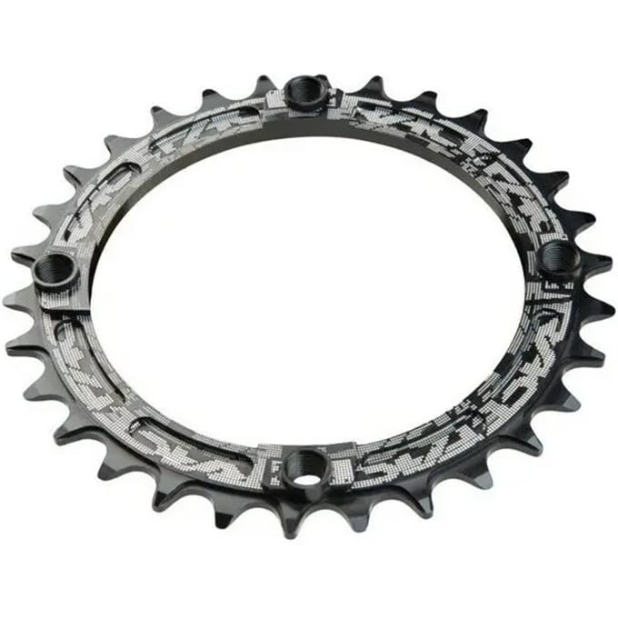 Kettingring smal- 4 bouts - 104mm - zwart