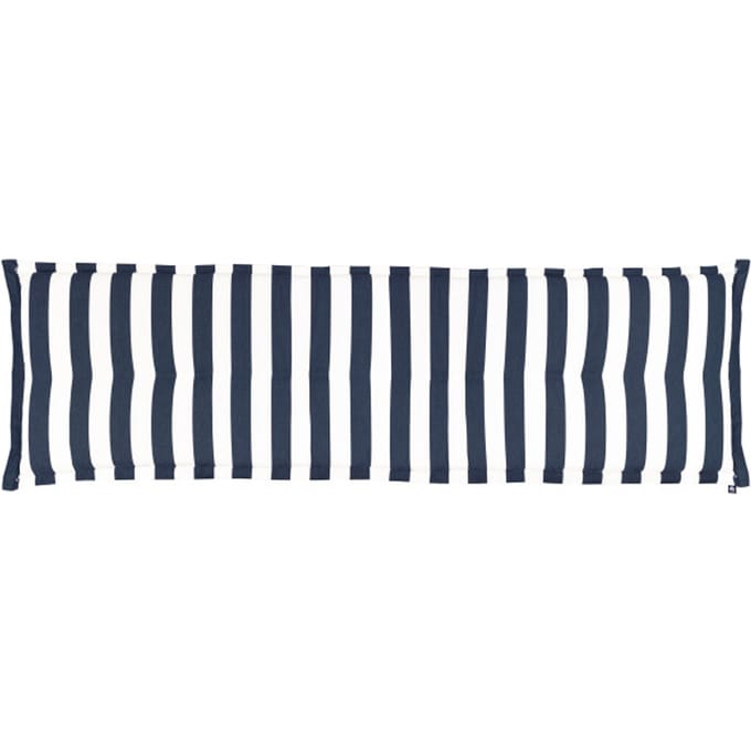 Kopu® Mila Navy Blue 180 cm - Hoogwaardig Bankkussen - Gestreept