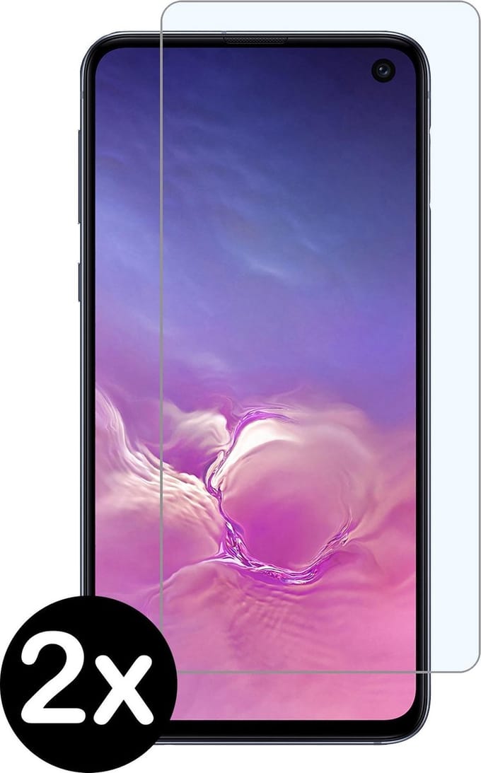 Screenprotector - 2 Stuks - Geschikt voor Samsung Galaxy S10e - Extra Sterk - Beschermglas - Gehard Glas - Tempered Glass - Screen Protector