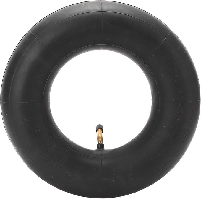 Rubber Binnenband 4.10/3.50-5 voor Grasmaaiers - Vervangingsaccessoire met Gebogen Mond