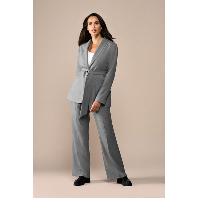 Zaylee Lurex Blazer Grijs