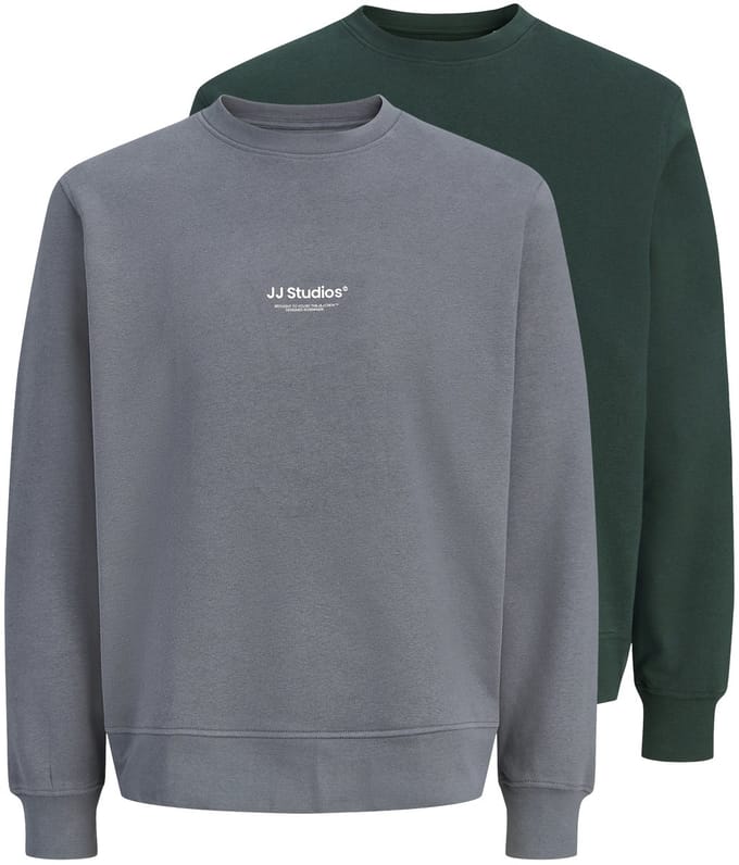 JACK&JONES - JJESOHO SWEAT CREW NECK 2PK MP - Heren - Sweaters