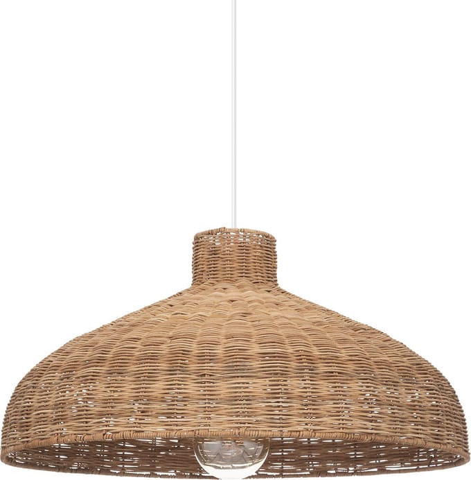 Atmosphera Hanglamp Ori rotan - E27, niet inbegrepen - Ø58xH29cm - Bruin