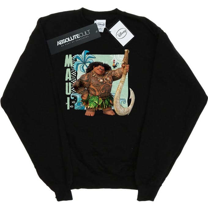 Disney Jongens Moana Maui Sweatshirt (Zwart)