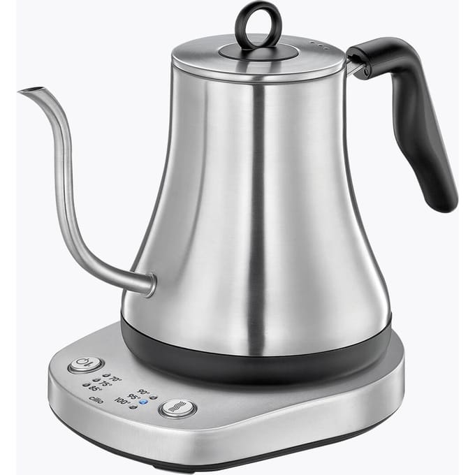 Cilio Waterkoker Overgietketel "Lucca" - Aluminium zilver