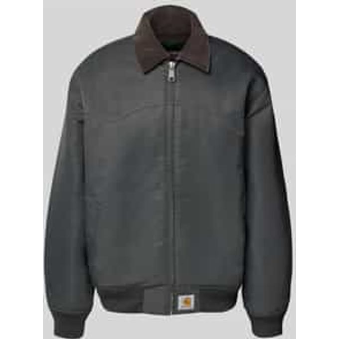 Regular fit bomberjack met kentkraag