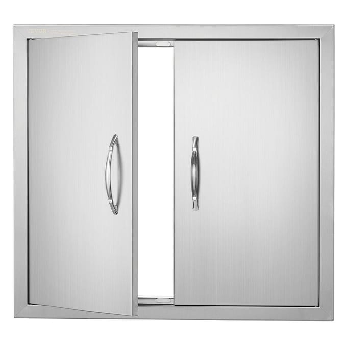 660x609 mm BBQ Eiland Toegangsdeur Buitenkeuken Deur Roestvrij Staal