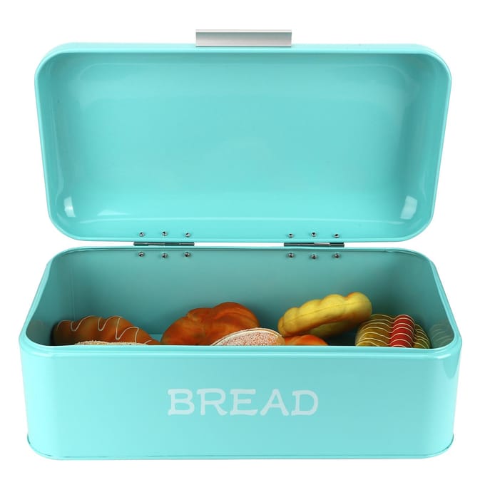 Broodtrommel met grote capaciteit Broodorganizer Opbergcontainer voor gebak voor aanrecht white