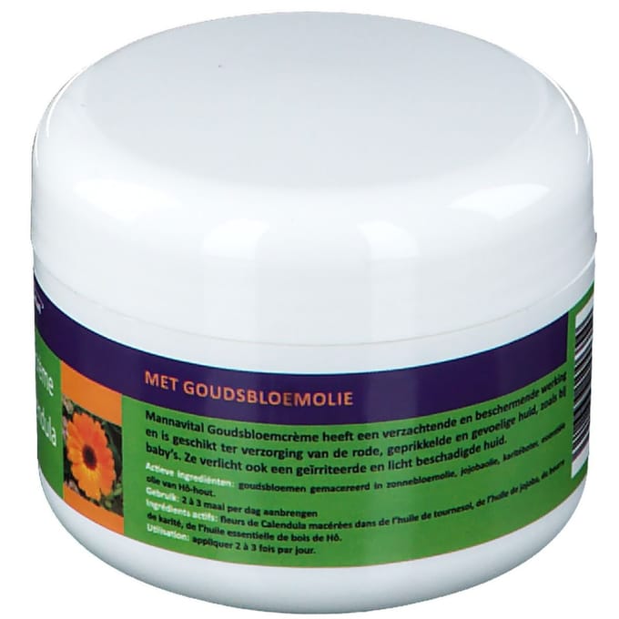 Mannavital Calendula Goudsbloemcrème 100 Crème