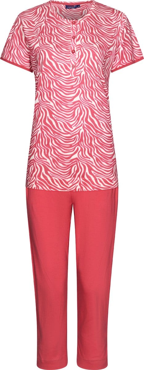 Rebelle Dames Pyjamaset Wilde Zone - Roze - Katoen - Maat 38