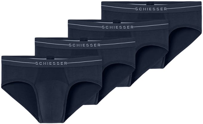 Schiesser Heren rio-slip / onderbroek 4 pack Cotton Flex