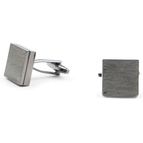 Schoenaccessoires Suitable Manchetknoop Vierkant Zilver