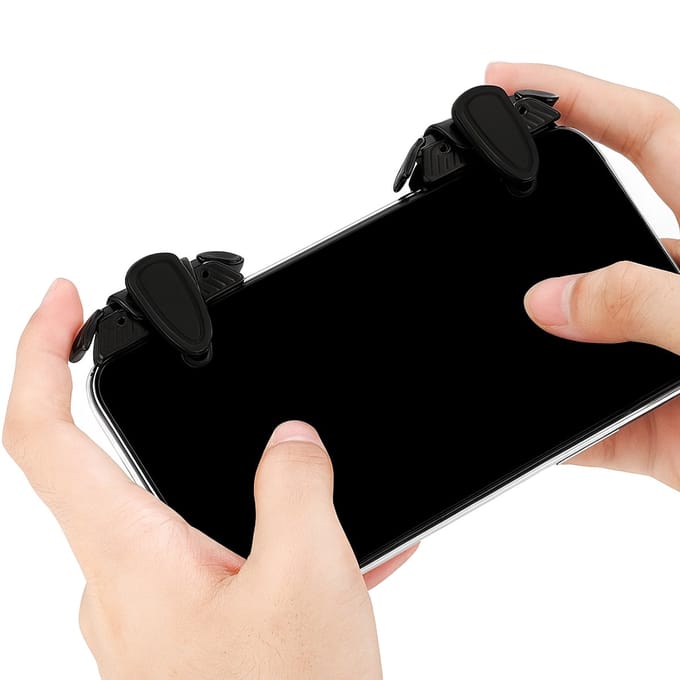 Mobiele Gamepad – Telefoon Triggers – Shooter Joystick Controller voor PUBG en FPS Games – Smartphone Game Accessoire