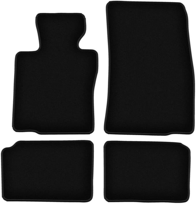 BASIC zwarte veloursmatten voor: Mini Countryman R60 hatchback (2010-2017)