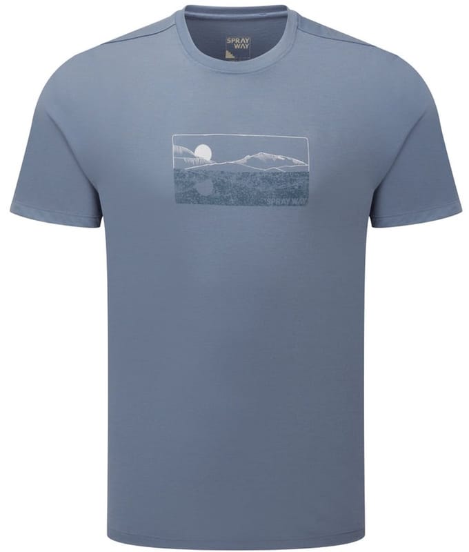 SPRAYWAY Mirror T-Shirt heren - Flint Stone - Maat S