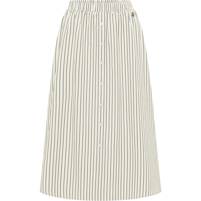 Dreimaster A-lijn rok Dames Lichtbeige marine