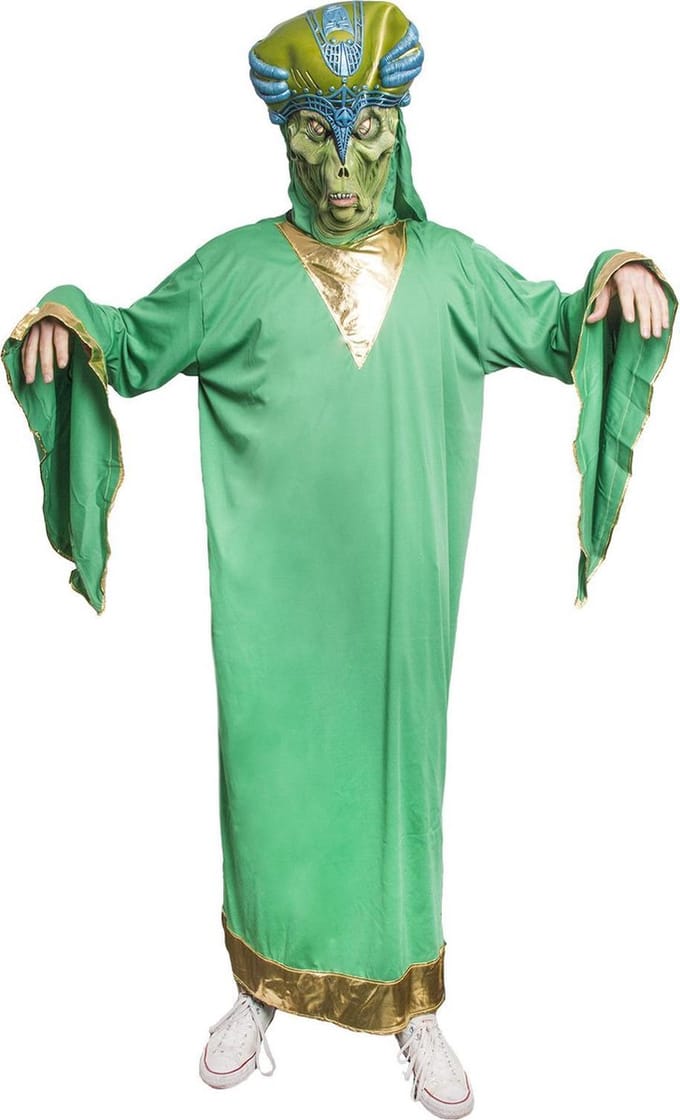 Kostuum Alien King - One Size
