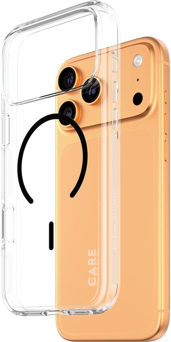 CARE by PanzerGlass Flagship Case Transparent Urban Explorer w. Black MagSafe iPhone 17 Pro Max