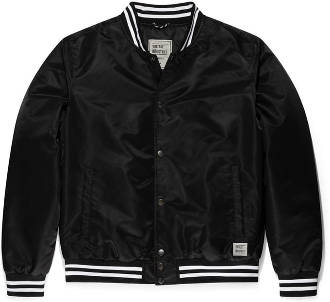 Vintage Industries Blouson Chapman Jacket Black-XXL