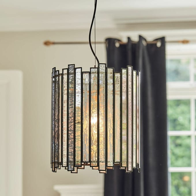 LOBERON Hanglamp Thévigny donkergrijs