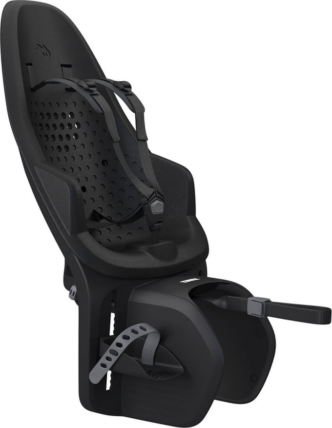 Thule Yepp 2 Maxi - fietsstoeltje - achterzitje - Bagagedrager montage - Midnight Black
