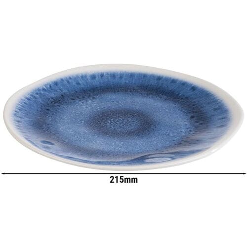 GGM Gastro (6 Stück) Teller - BLUE OCEAN - Melamin - Ø 215mm