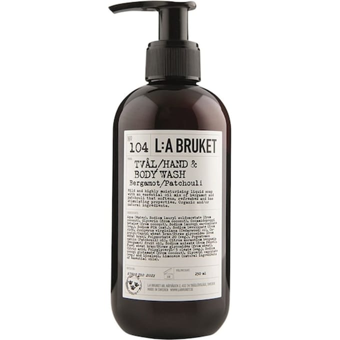 La Bruket Schoonmaken No. 104 Liquid Soap Bergamot/Patchouli Douchegel Dames 240 ml