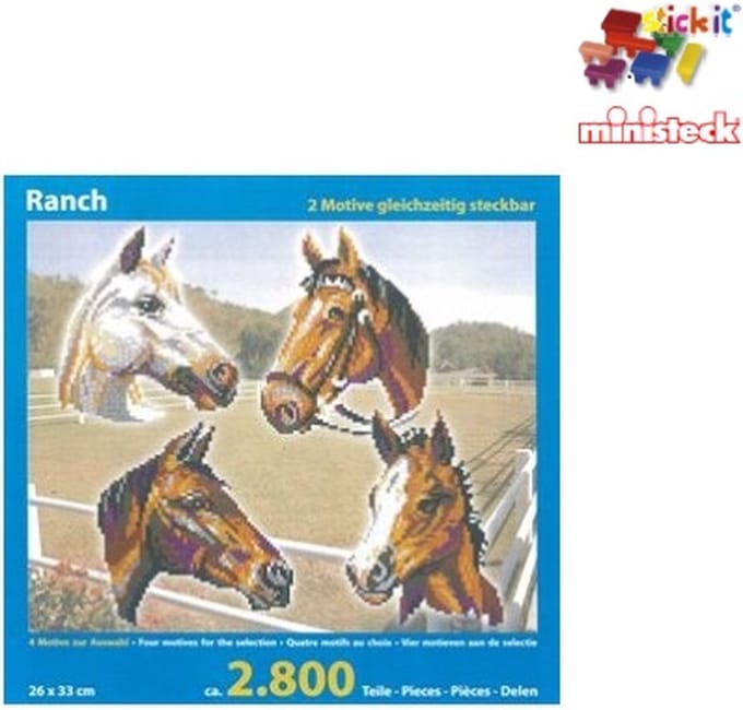 Stickit paardenranch, 4 in 1, ca. 2800 delig