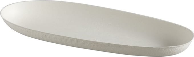 Bagastro schaal Organic Wit 210 x 80 x 20mm - 40 stuks