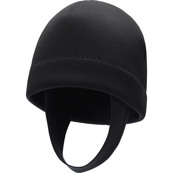 2 mm neopreen snorkelkap UV-bescherming Warme duikkap Wetsuit-muts voor snorkelen L black