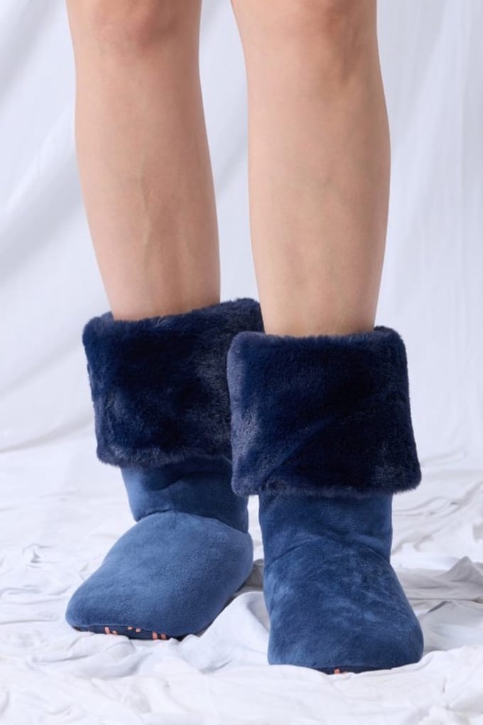 lords x lilies Pantoffels donkerblauw - maat 41/42