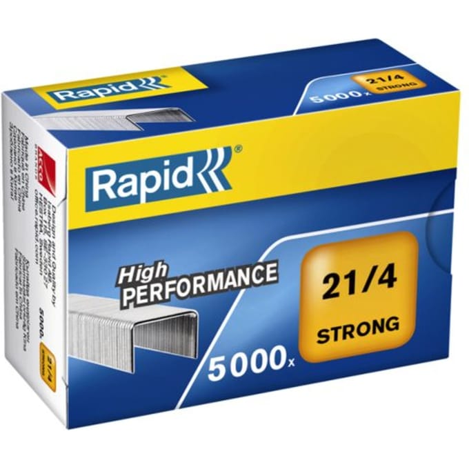 Rapid Hechtnieten - Gegalvaniseerd - 21/4 - 5000 Stuks - Duurzaam en Betrouwbaar
