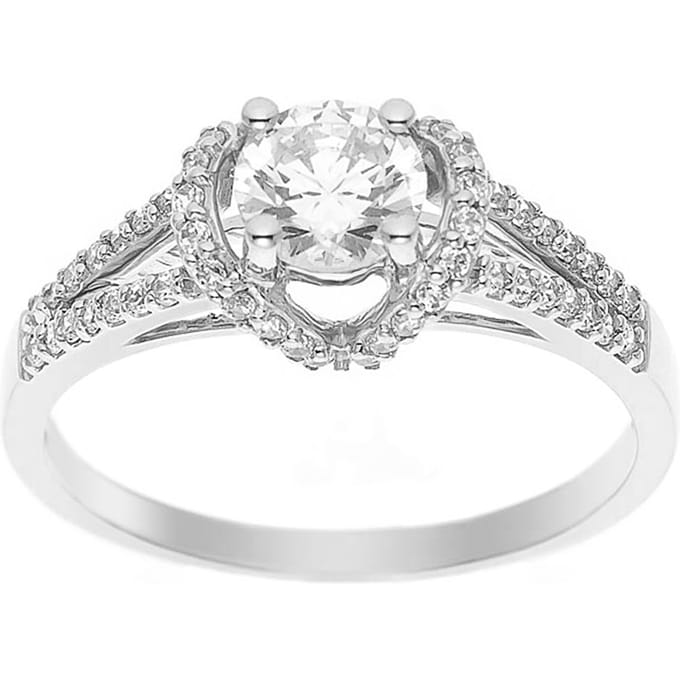 Solitaire Oxiden Zyconium JoAllierie Prestige Zilver 925 - Eclat