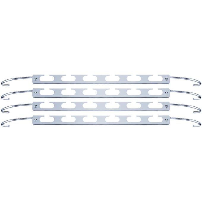 Zware Kledinghangers 2 stuks 4 stuks Metaal Multifunctioneel Opvouwbaar Wasgoedhangers(#2) white