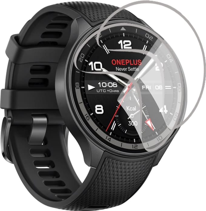 Screenprotector geschikt voor OnePlus Watch 2R - 2x FlexGuard Screen Protector