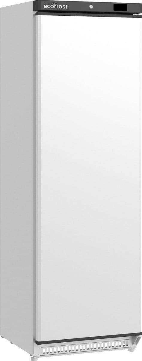 Ecofrost Koelkast - 385L - Wit - 0°C/+8°C - Statisch + Ventilator - Energielabel A - 600x639x1875mm - Horeca Koelkast