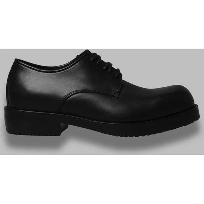 lederen derby schoenen