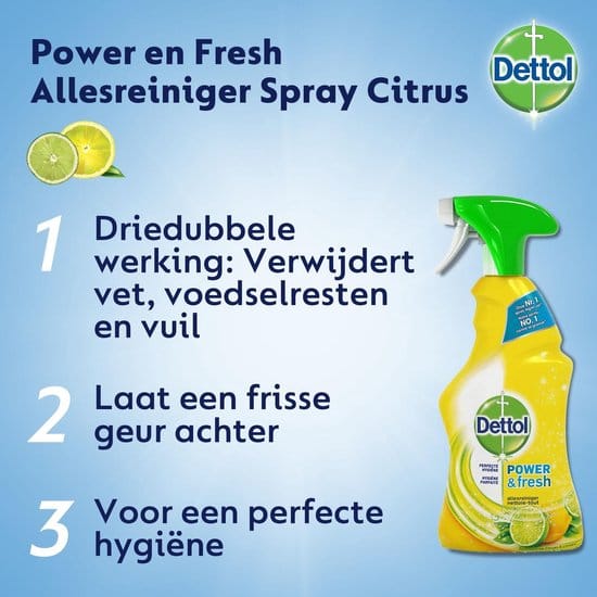 Dettol Allesreiniger Spray Power & Fresh - Citrus - 500 ml