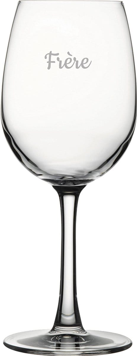Witte wijnglas gegraveerd - 36cl - Frere
