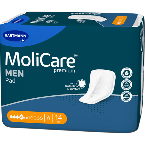 Hartmann Molicare Premium Men Pads 4 druppels - 12 pakken van 14 stuks