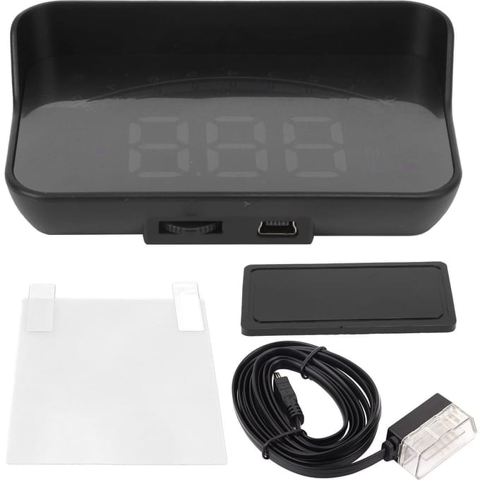 Dailygoods- Head Up Display - High Definition Projector - Snelheidsmeter - Alarmsysteem - OBDII Compatibel - Handige Bediening