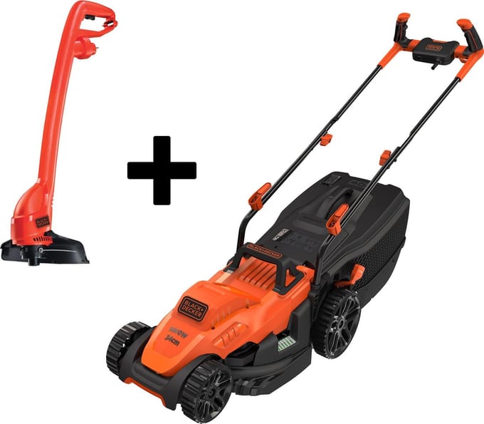 Black+decker Elektrische Grasmaaier Bemw461bgl2-qs - 34cm - 1400w