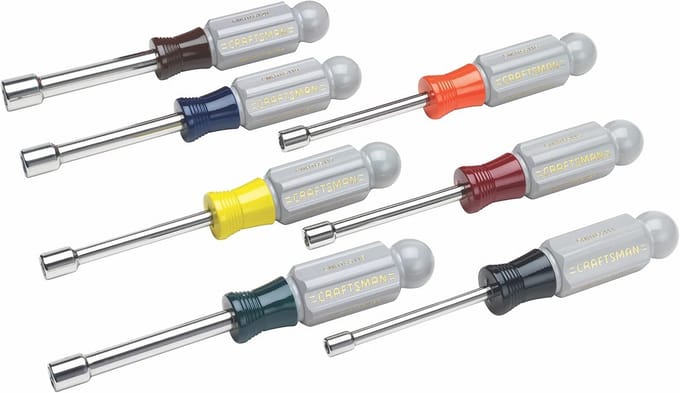 6-delige Metrische Moer Driver Set voor Schroeven en Bouten