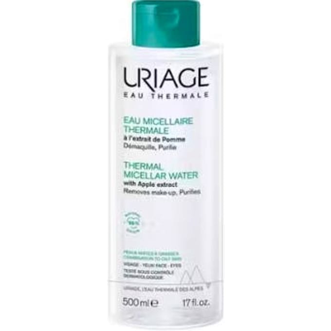 Uriage Thermal Micellar Water Combination &amp; Oily Skin 500 ml