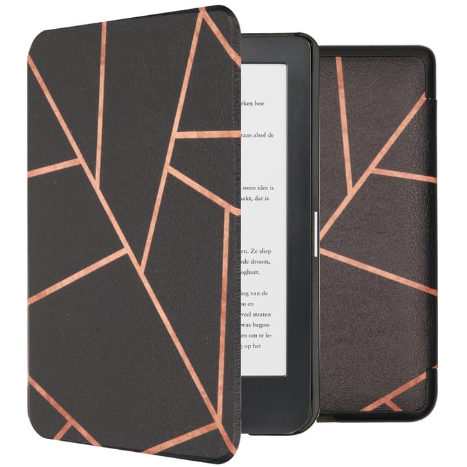 imoshion Design Slim Hard Case Bookcase voor de Kobo Clara HD - Black Graphic