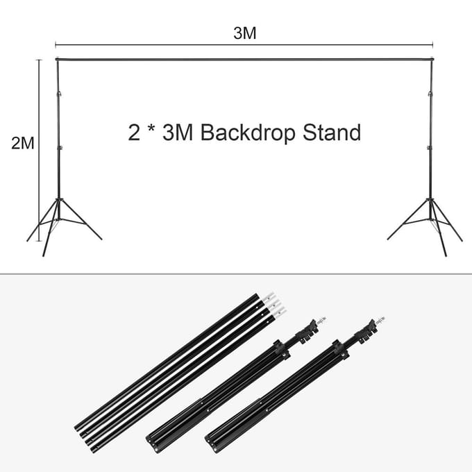 Andoer Professionele studiofotografie Softbox-lichtset inclusief 50 * 70 cm softboxen / fotografie US Plug green