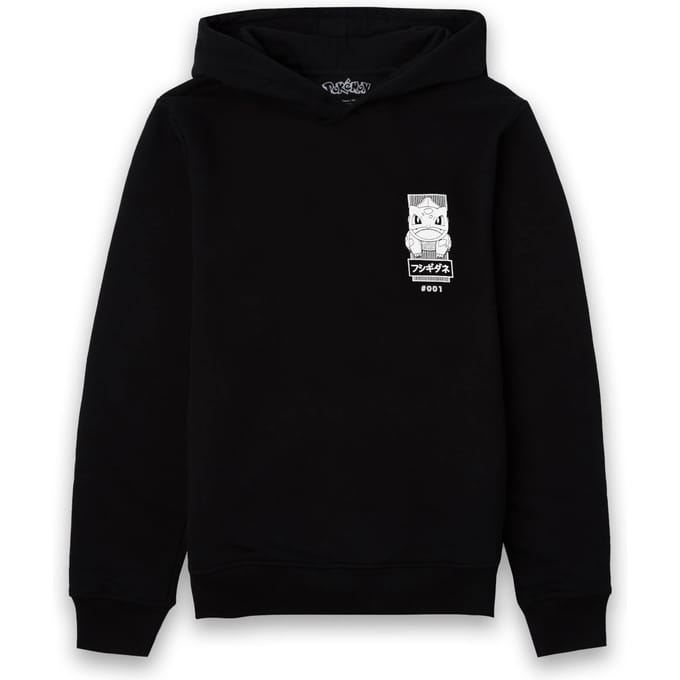 Pokémon Bulbasaur Manga Hoodie - Black - S